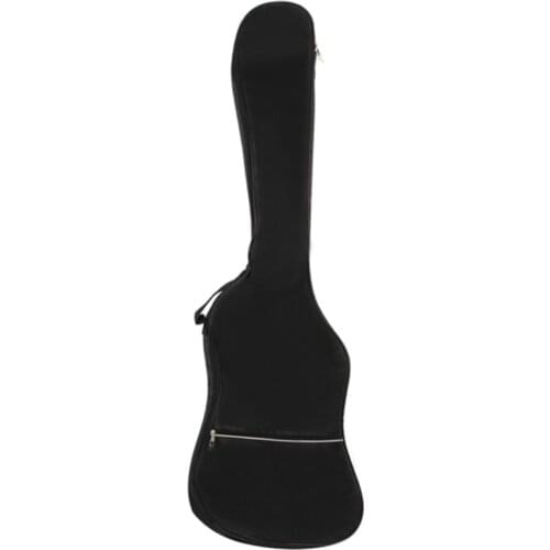 HK.LADE Black Waterproof Double Straps Bass Guitar Backpack Gig Bag Case for Electric Bass Sponge Padded Bass Case