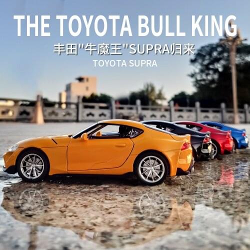 Collectible 1:32 Die Casts Auto Electronic Car Models Super Sports Cars Toys for Children Coche Vehicles for Toyota Bull King