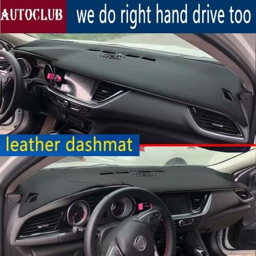 For Opel Insignia B Vauxhall 2017 2018 2019 Leather Dashmat Dashboard Cover Car Pad Dash Mat SunShade Carpet Cover