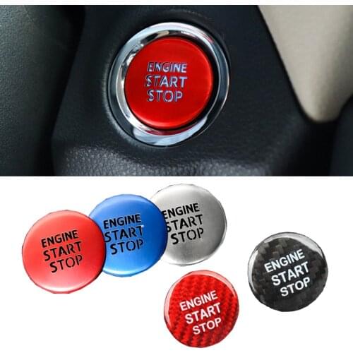 Car Interior Styling Start Stop Engine Cover For Toyota CHR Land Cruiser 200 prado highlander Camry Corolla Ahpard Accessories