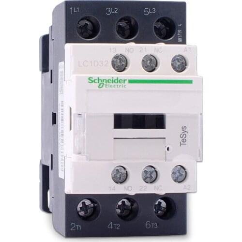 Export New LC1D32M7C Authentic Coil 50/60hz Three - Level Contactor Original 220VAC 32A Load 15KW / AC380VAC