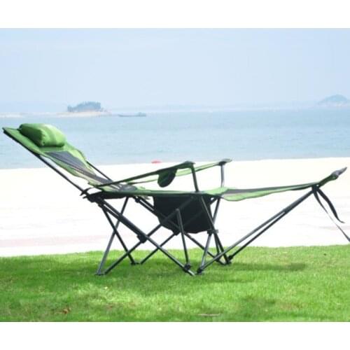 Portable folding recliner chair for outdoor sitting and reclining, super weighing recliner for outdoor camping