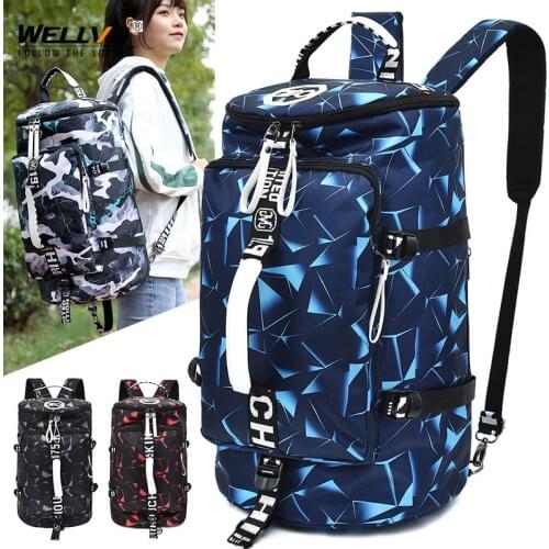 Men Women Travel Backpack Dry Wet Outdoor Fitness Training Bagpack Large Capacity Camping Hiking Sport Rucksack Duffle BagXA239C