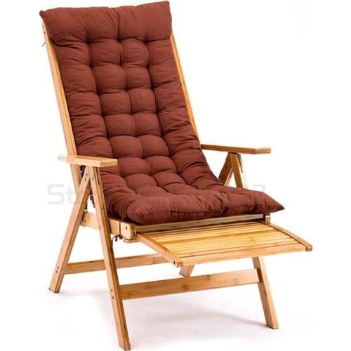 Recliner folding balcony leisure bamboo armchair office lunch break chair lazy nap bed