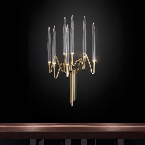 Modern Indoor Led Wall Lights Gold Led Wall Lamp For Bedroom Decor Living Room Led Sconce Loft Bar Corridor Wall Light Luminaire