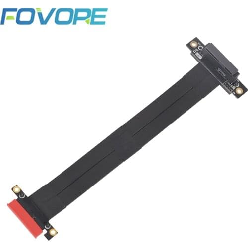 PCI e extension cable PCI-e 4X extension cable PCIe PCI express x4 Riser Cables Adapter Converter Connector Flat Cable