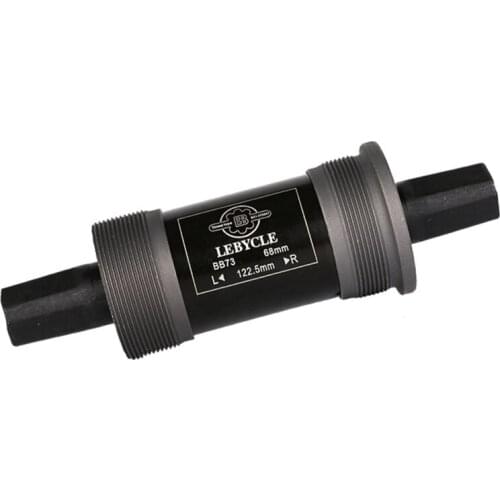 Lebycle Bicycle Bottom Bracket Steel Square Hole Axis, Bottom Bracket Square Hole Bearing Road MTB Bike BB Sets Axis