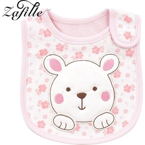ZAFILLE Baby Stuff Baberos Baby Bibs Printed Baby Feeding Bibs Newborn Infant Cotton Baby Accesorios Soft Burp Things For Babies