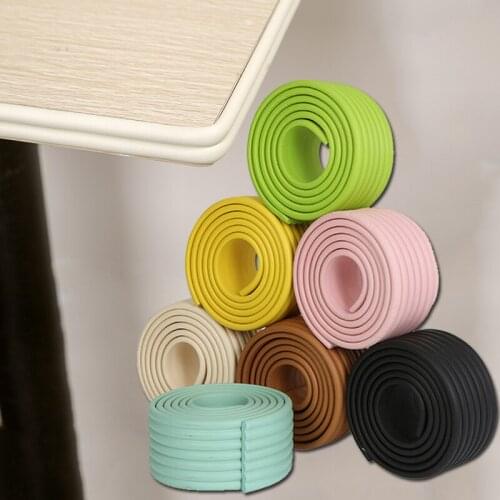 2m Baby Safety Bumper Strip Protection From Children DIY Corner Protector Safe Table Desk Furniture Edge Guard Foam Protection