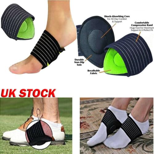 Hot 1 Pair Foot Support Strutz Cushioned Arch Helps Decrease Plantar Fasciitis Pain Fasciitis Aid Fallen Arches Heel Pain Relief