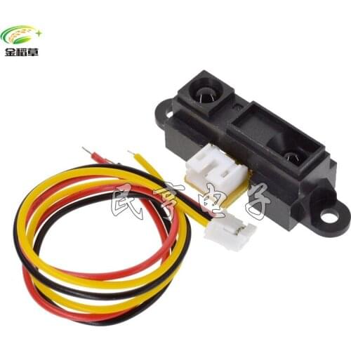 10pcs GP2Y0A21YK0F 100% NEW 2Y0A21 10-80cm Infrared distance sensor (INCLUDING WIRES ) FREE SHIPPING