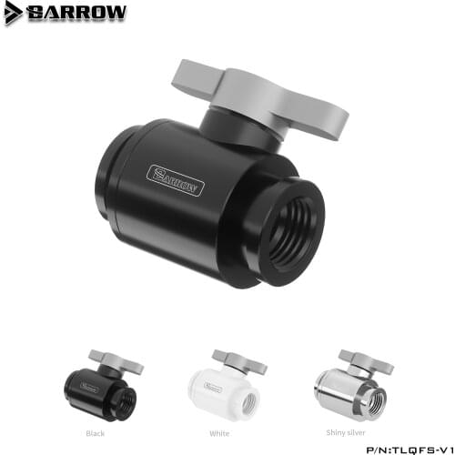 Barrow TLQFS-V1 MINI Double Female Thread Ball Valve Gray Lever