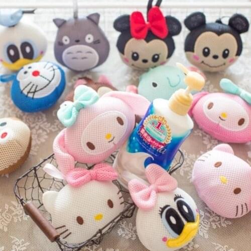 Large bath bath ball bath ball bath flower cute rubbing back foaming toiletries bathing flower bath towel