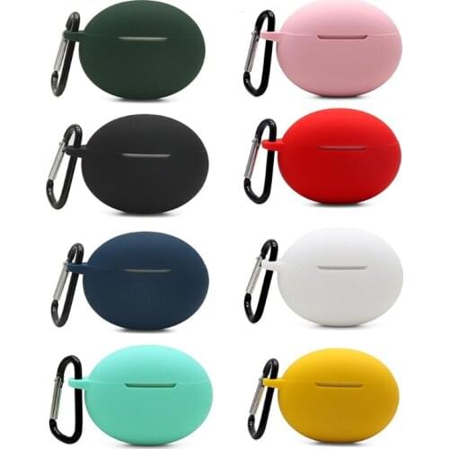 For HuaWei Freebuds 4i True Wireless Headphone Earphone Cover Protection Sleeve Box with Anti Dropping Buckle