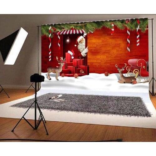 Christmas Photography Backdrops Winter Snow Baby Newborn Photo Booth Backgrounds for Photocall Studio Photographic Vinyl Fabric
