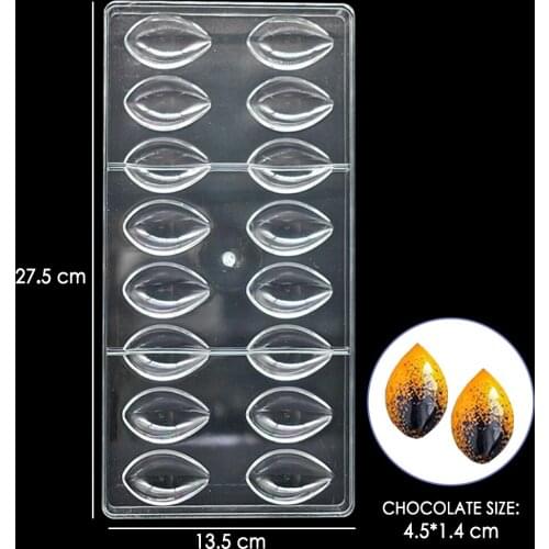 Lotus Shape Chocolate Mold 3D Polycarbonate Chocolate Mould Bakeware Candy Mold Cake PC Chocolate Mould Baking Pastry Tool