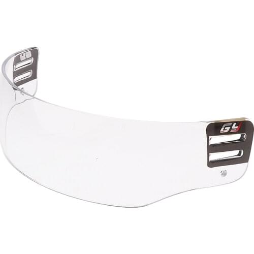 Performance Vented-Cut Hockey Visor Protection Gear Accessories (Anti-Scratch/Anti-Fog) - CE Certified - Clear