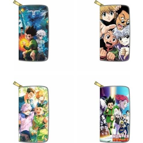 IVYYE Hunter×Hunter Style Fashion Anime Wallet Bags Cartoon Wallets Zipper Coins Casual Purses Card Unisex Gifts New