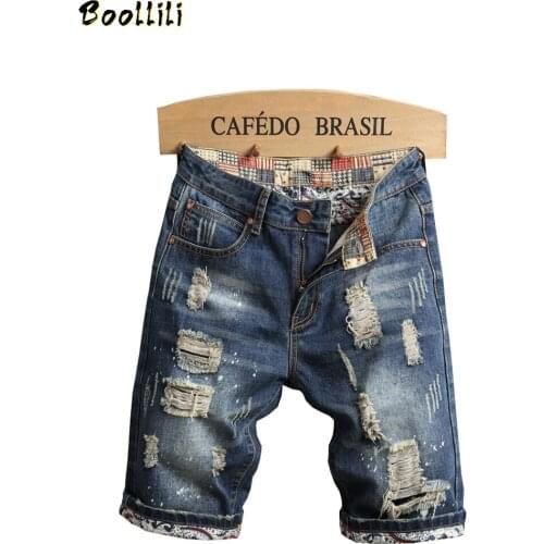 Classic Fashion 2020 Summer New Mens Stretch Short Jeans Casual Bermuda Denim Shorts