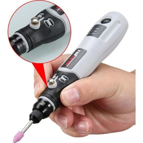3 Speed 15000rpm Mini Electric Grinder Cordless Grinding Machine Carving Engraving Pen Trimming Polishing Micro Drilling Tool
