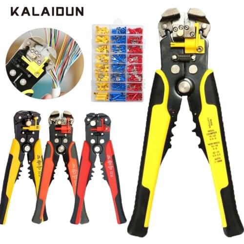 KALAIDUN Multifunctional automatic stripping pliers Cable wire Stripping Crimping tools Cutting Multi Tool Pliers Hand tools
