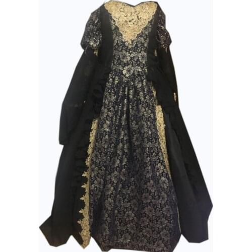 2019 New purple elegant Halloween Cosplay dress Colonial Georgian Renaissance Gothic Historical dress D-260