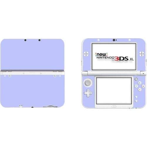 Pure Purple Color Full Cover Decal Skin Sticker for NEW 3DS XL Skins Stickers for NEW 3DS LL Vinyl Protector Skin Sticker