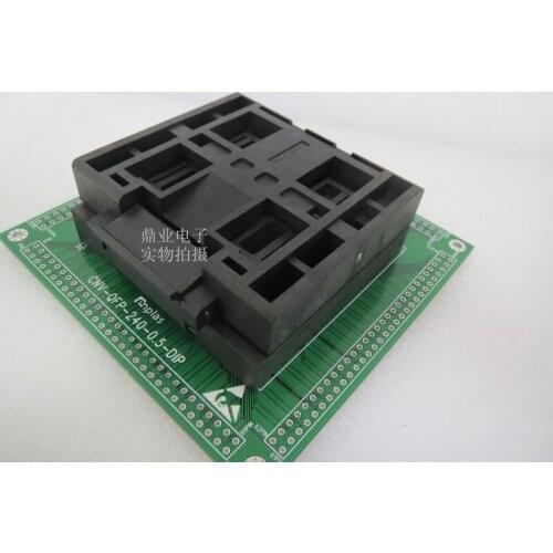 Clamshell TQFP240/DIP QFP240 FPQ-240-0.5-02 QFP-240-0.5-02/03 ENPLAS IC Burning seat Adapter testing seat Test Socket test bench