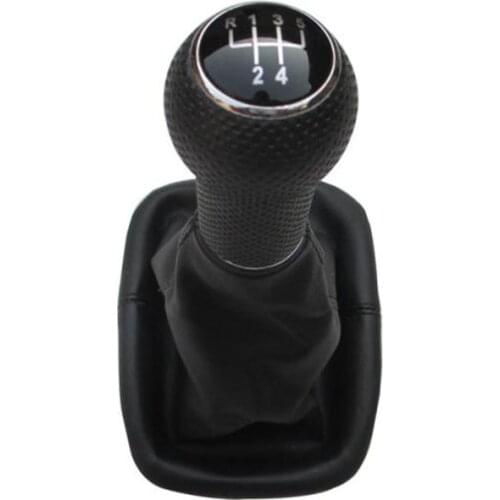 Car Gear Shift Knob 5 Speed 12mm 23mm Black Caps With Black Frame For VW Golf IV Golf 4 Mk4 Car Styling