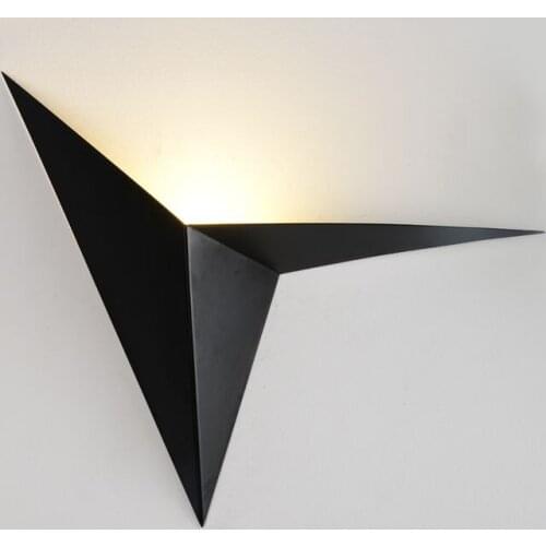Modern minimalist triangle shape LED Wall Lamps Nordic style Indoor Wall Lamps Living Room Lights 3W AC85-265V Simple Lighting