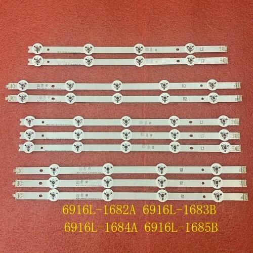 10pcs LED Backlight strip for LG 42LB670V 42LB720V 42LB730V 42LB680V 42LB690V 42LB671V 42LB673V 6916L-1682A 1684A 1683B 1685B