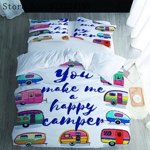 Taxi Bus Car Pattern Duvet Cover Comforter Bedding Set Single Double Queen King Home Textile 3d Cartoon Bedding Set 229*229CM