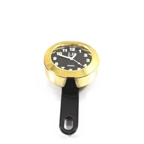 Motorcycle Universal Mount Clock Gold For Kawasaki Yamaha Suzuki Honda KTN BWM Aprilia Husqvarna Hyosung Buell Cagiva