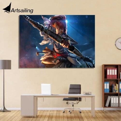 1 Piece Canvas Painting Horizon Zero Dawn Poster HD Printed Wall Art and Prints Home Decor Wall Pictures for Living Room XA1534C