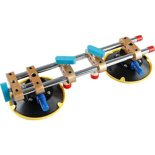 2pcs/lot Seamless Stone Seam, Air Pump Suction Cups, Tightening Levelers, Marble Background Wall Joints, Powerful Splicers