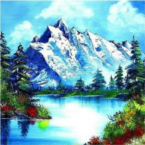 5d diamond painting big mountain landscape full square / round Andre Hazes canvas embroidery mosaic cross stitch