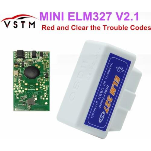 New Mini ELM327 Bluetooth V2.1 OBD2 Car Diagnostic Scanner ELM 327 Bluetooth For Android/Symbian For OBDII Protocols 3 Colors