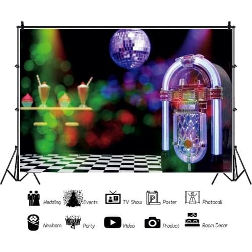 Bar Night Spot Light Cocktail Portrait Photography Backdrop Decor Friends Gathering Photo Background Studio Photocall Props