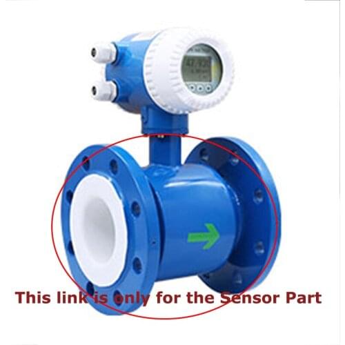 Sensor for DN15 DTI-E82 Electromagnetic Flowmeter with PTFE Lining DIN Flange Connetion