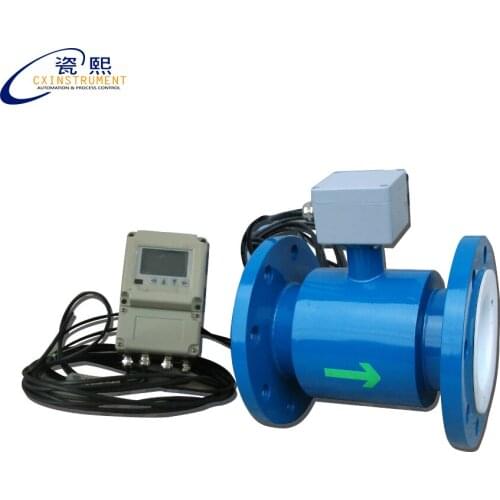 DN10 0.08-2.82 m3/h flow range and Stainless steel material salt water flow meter