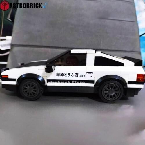 City Series Toyota AE86 Car Building Blocks Speed Champion Car Model Kit Bricks Christmas Gift For Childern Toys 322 PCS
