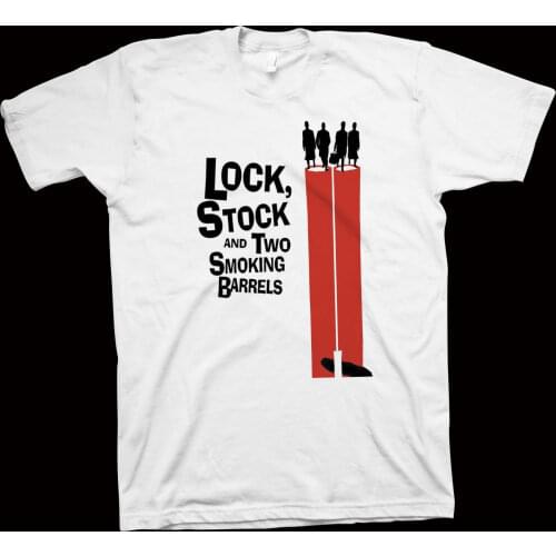 O-Neck Hipster Tshirts Lock, Stock and Two Smoking Barrels T-Shirt Movie Print T Shirt Men