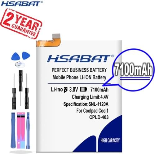New Arrival [ HSABAT ] 6850mAh CPLD-403 Battery for Letv LeEco Le 3 Le3 LeRee For Coolpad Cool1 Cool 1 Dual C106 C106-6/8 R116