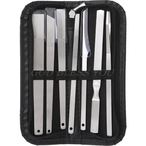 OOTDTY 7Pcs Callus Rasp File Shaver Foot Hard Tough Skin Corn Remover Pedicure Care Tool New Drop Shipping