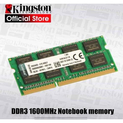 Kingston Original 1600Mhz DDR3 RAM Memory Intel Gaming Memory 8GB 4GB Notebook memory RAM Memory Sticks