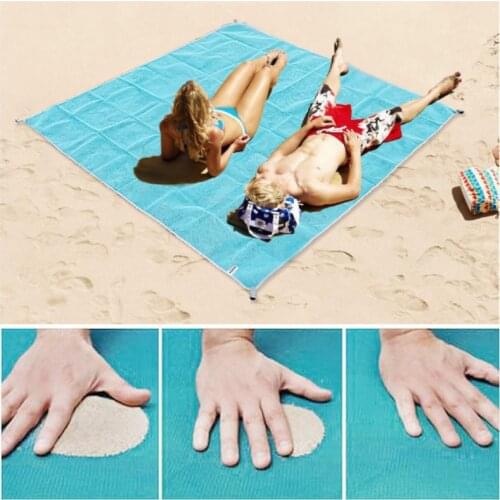 Beach mat portable beach towel outdoor beach towel mat summer travel vacation camping mattress