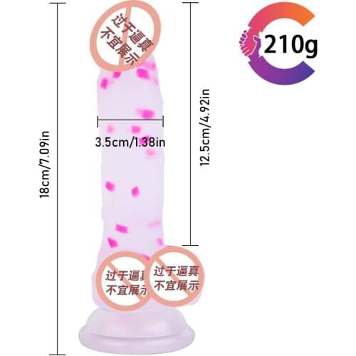 Skin Feeling Realistic Dildo Set Soft Material Huge Big Penis With Suction Cup Sex Toys for Masturbation Woman Strapon Female