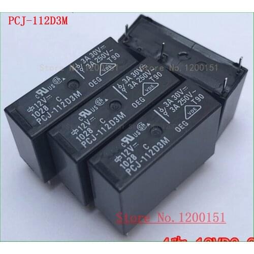 SH PCJ-112D3M SH PCJ-112D3MH 3A/250VAC/30VDC relay DIP4