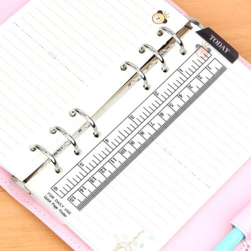 Quilting Tools New Straight Books Ruler Loose-leaf Today Rulers Frosted Transparent Mint Cute Kawaii Polka Dot Free Shipping