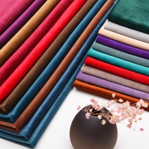 Thick High End Luxury European Style Solid Color Dutch Cashmere Fabric Bedroom Curtains Fabric Curtain Mantle Customize